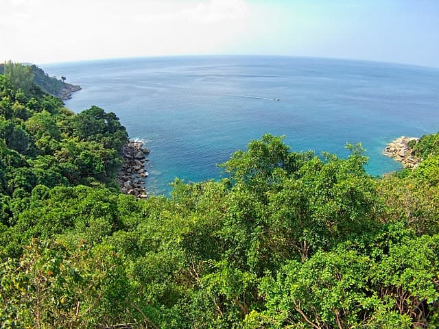 Land with a panoramic view of the sea — photo 1